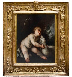 San Giovannino e l'agnello panel de Giovanni Stefano Danedi conocido como Montalto
