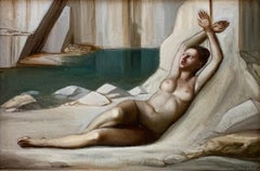 Angelica Angel Oil Painting on Canvas Italian Classic In Stock