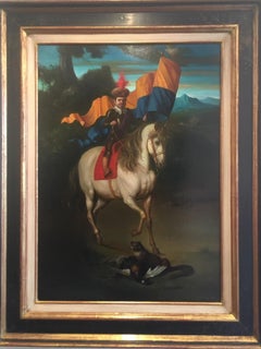 Piccolo Conquisatore Little Conqueror Oil Painting on Canvas In Stock 