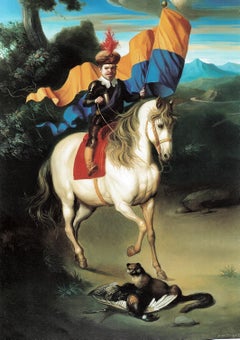 Piccolo Conquisatore Little Conqueror Oil Painting on Canvas In Stock