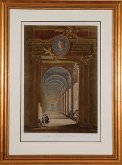  Loggie di Rafaele nel Vaticano: 18th Century Hand-colored Engraving by Volpato