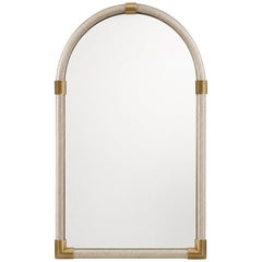 "Giove" Murano Glass Mirror in a Contemporary Style