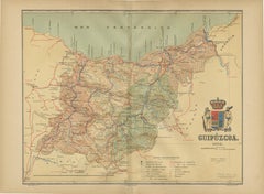 Gipuzkoa 1902: A Cartographic Snapshot of the Basque Coastline and Highlands