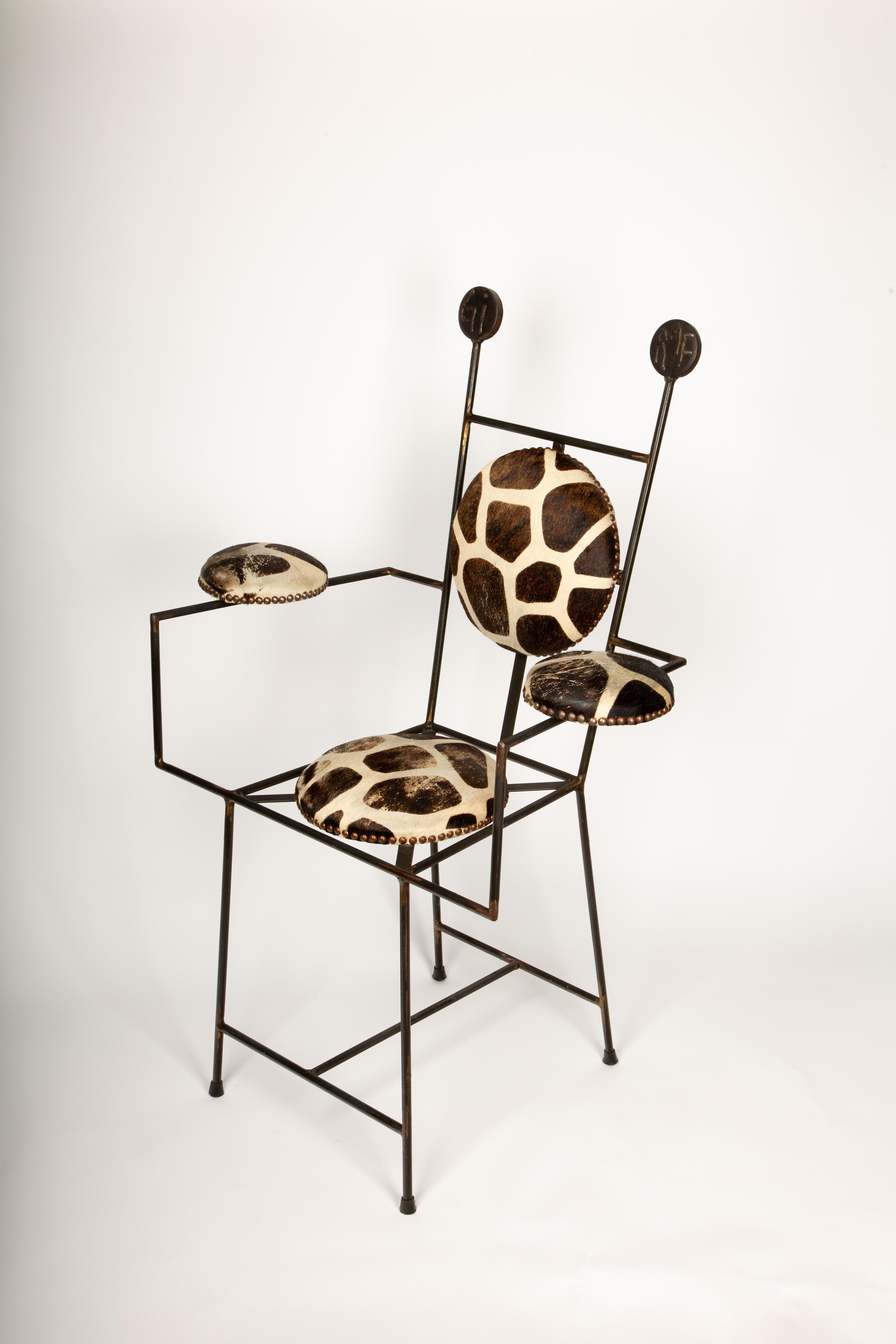 Iron GIRAF Throne Chair, 1995
