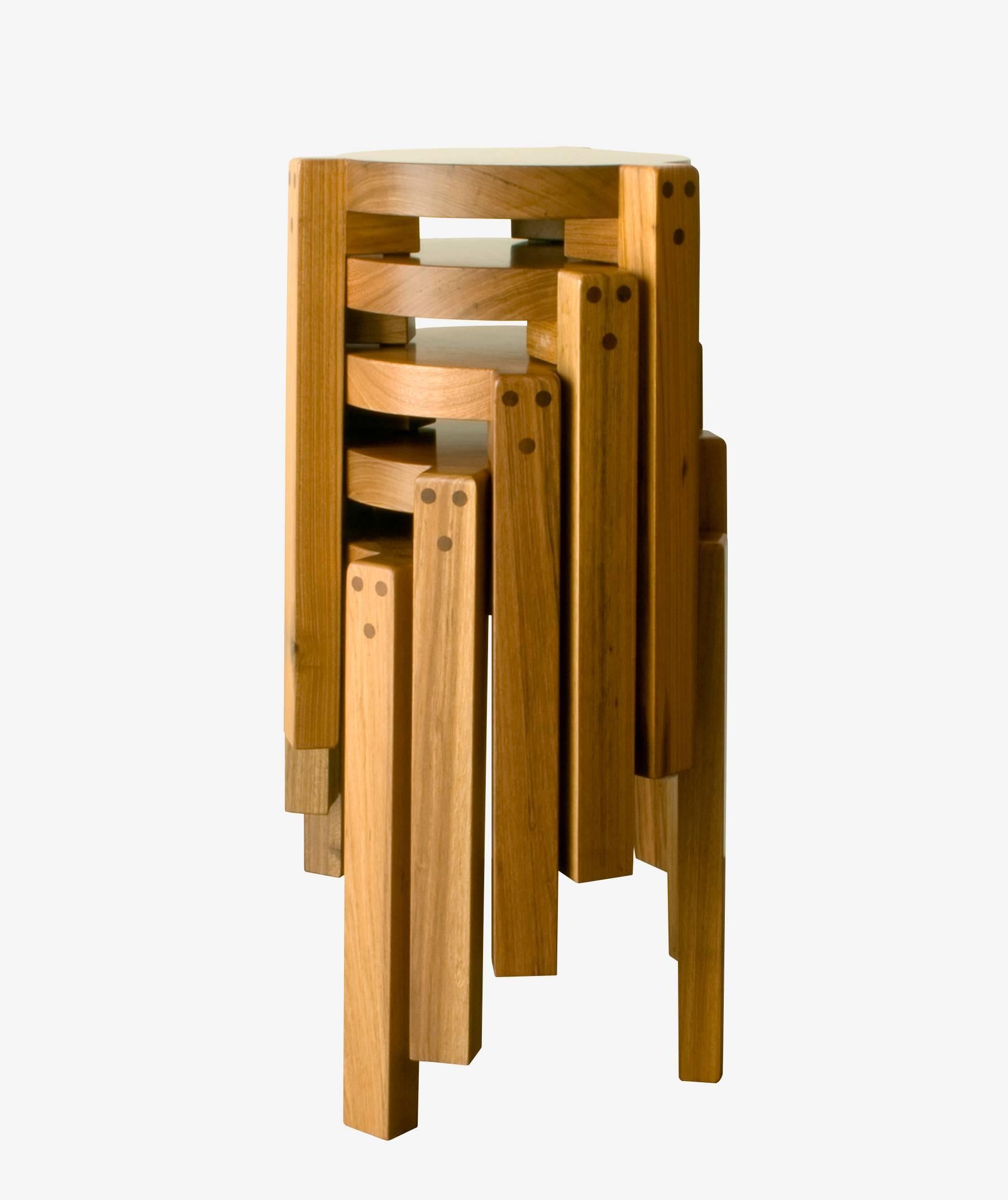 wood modern stool