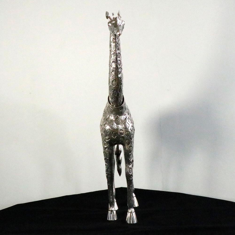 Portuguese Girafe Nº 5 by Alcino Silversmith 1902 Handcrafted in Sterling Silver For Sale