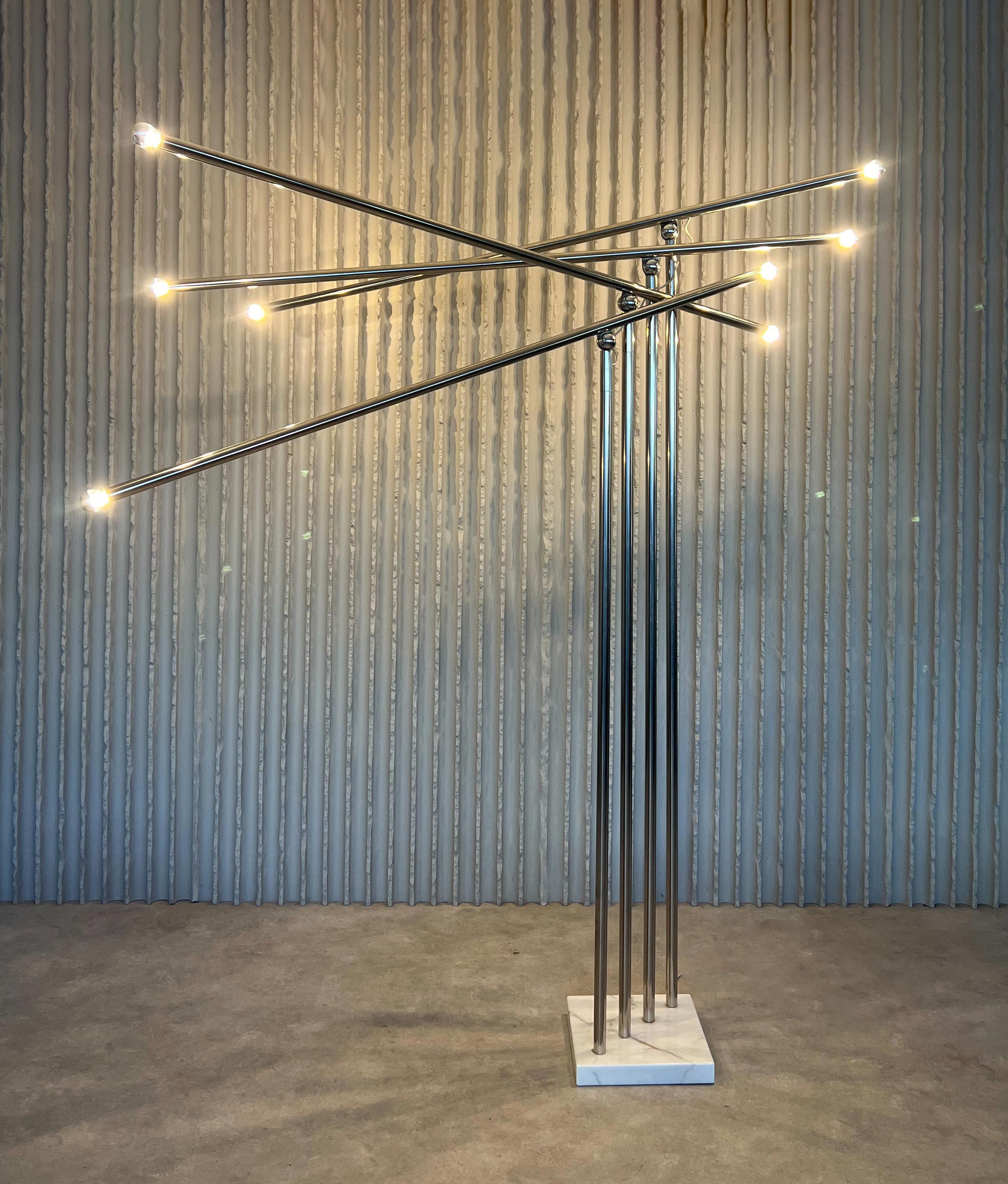 “Giraffa” floor lamp by Sergio Moscheni for Selenova For Sale 4