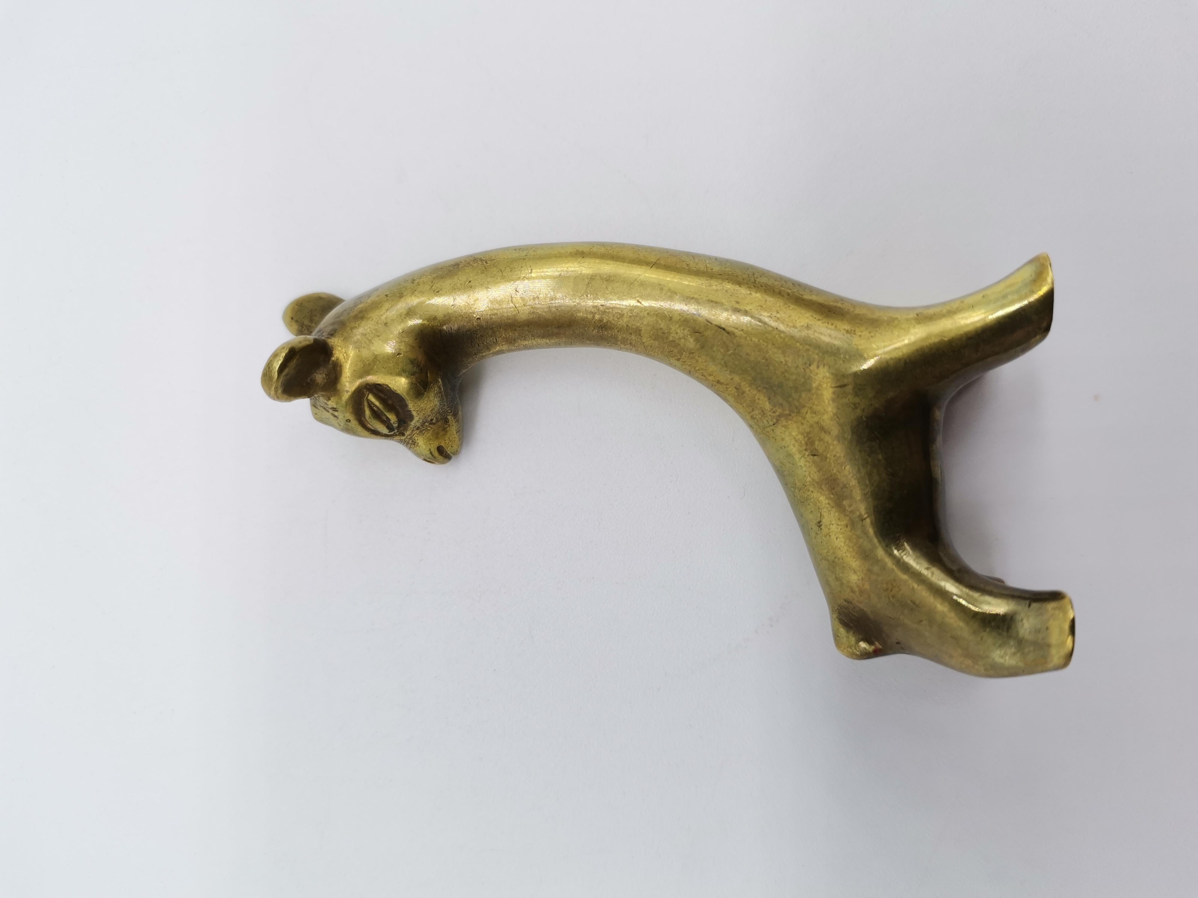 Austrian Giraffe, Brass of Walter Bosse Vienna, Austria For Sale