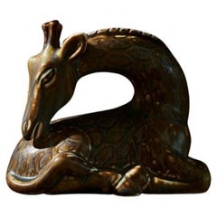 Giraffe Figurine in Ceramic by Gunnar Nylund