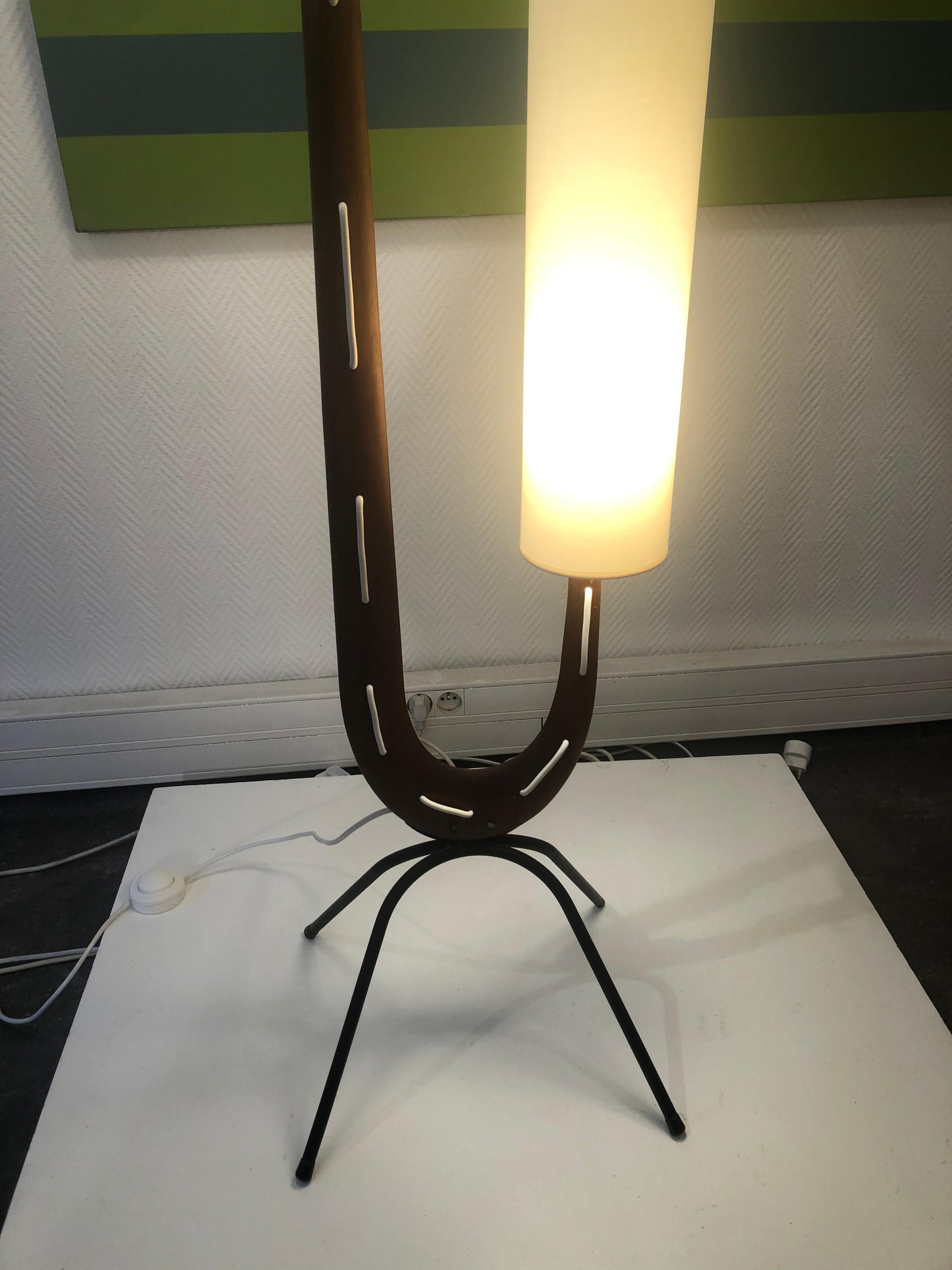 Giraffe Floor Lamp by Maison Rispal, 1960 5