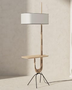 GIRAFFE Floor Lamp in Natural Ash by Rispal