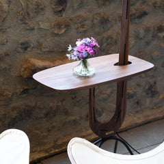 Lampada da terra GIRAFFE in Oak Oak Vintage di Rispal