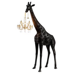 Giraffe In Love M Indoor Lamp in Black Polycarbonate and Polyethylene