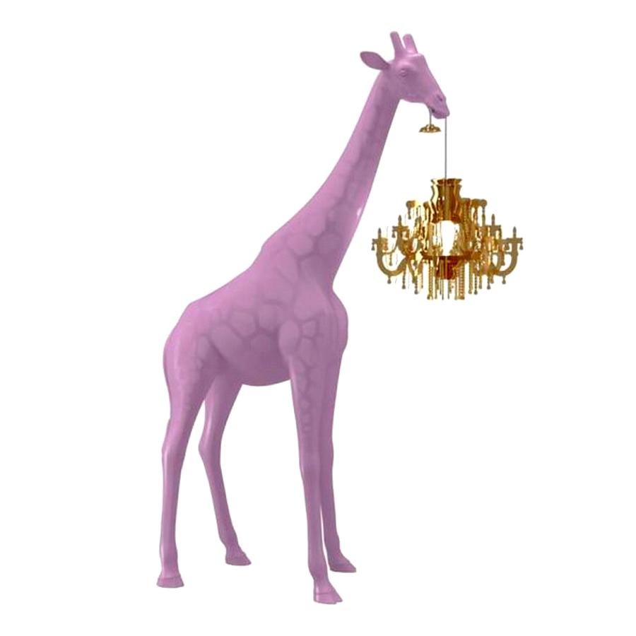 giraffe in love chandelier