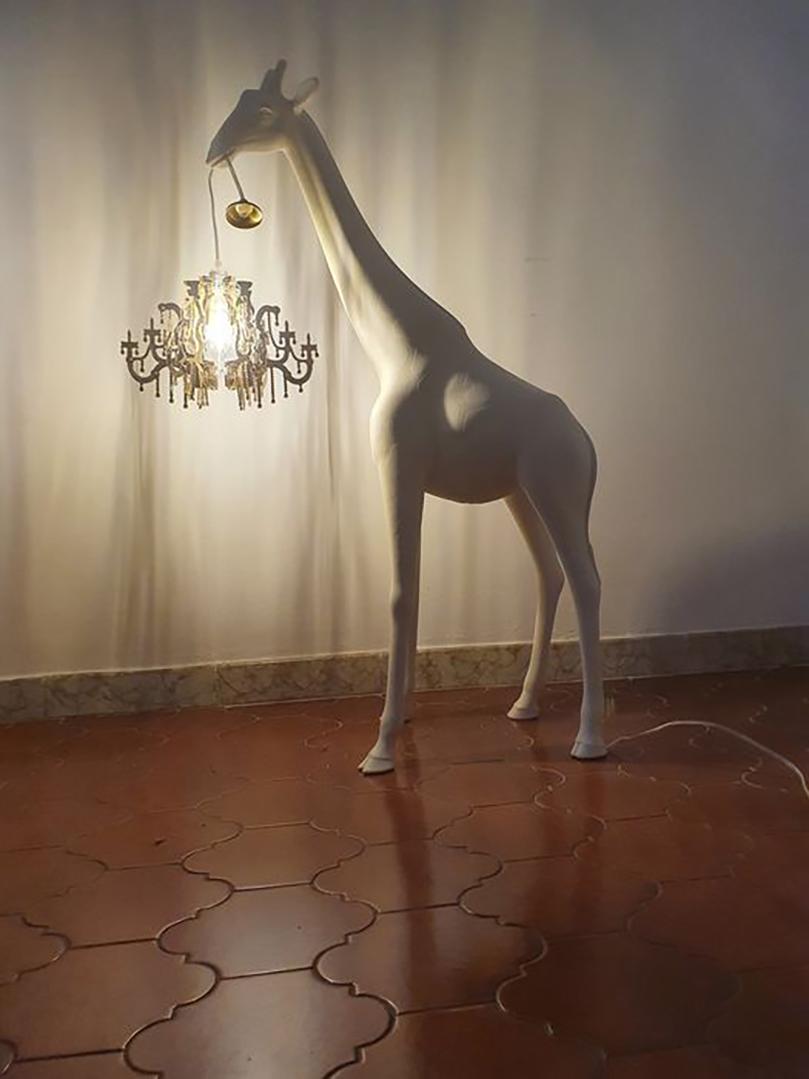 Giraffe in Love XS floor lamp by Qeeboo

Collection:

Giraffe In Love

Type:

Floor lamp in glass resin

Materials:

Polyethylene (PE)

Designer:

Marcantonio Raimondi Malerba

Year of manufacture:

2019

GIRAFFE IN LOVE XS is a 100 cm tall floor