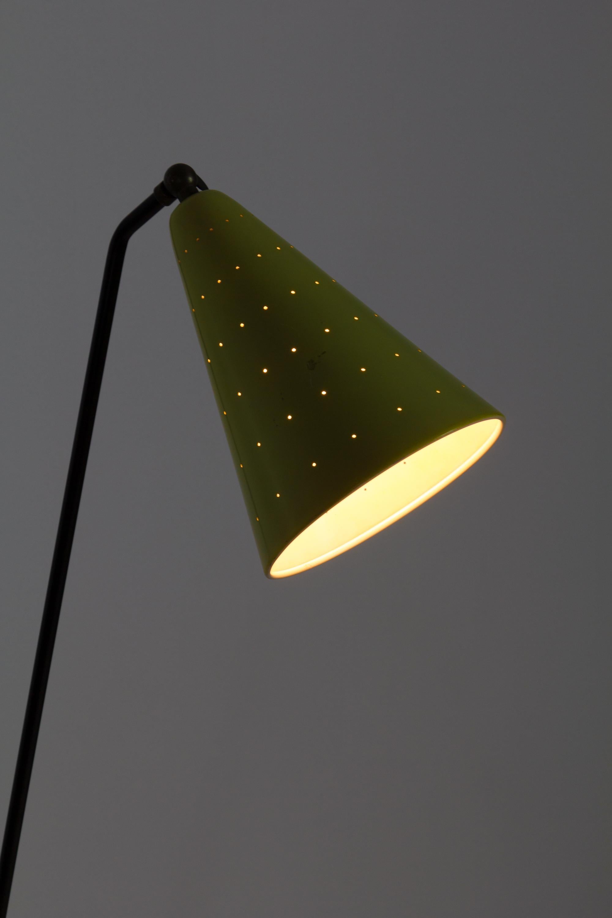 Enameled Giraffe Lamp by Svend Aage Holm Sorensen