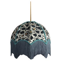 Giraffe Mono Lampshade with Fringing - Small (14")