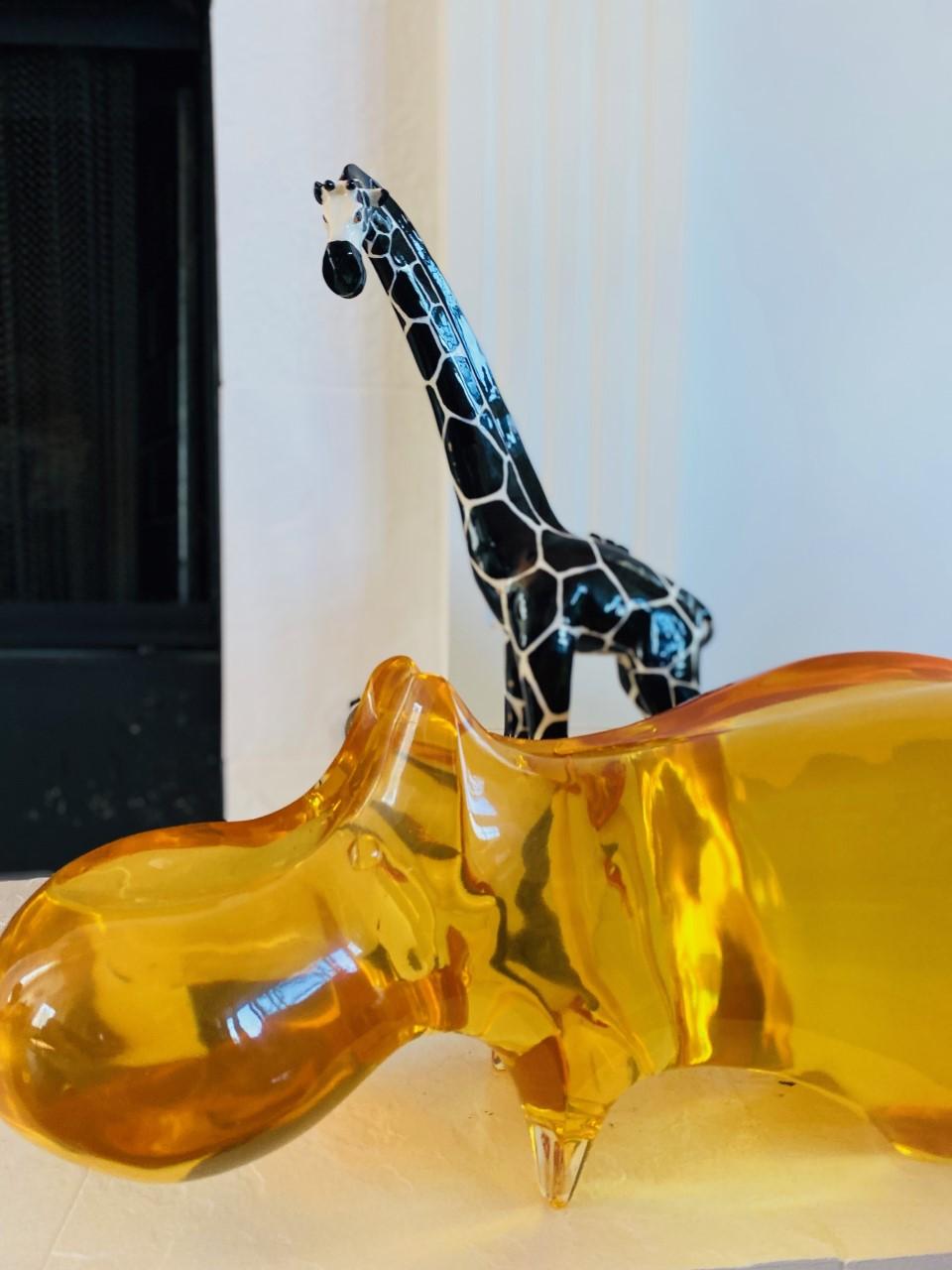Giraffe on Wheels Sculpture by Andree Richmond  5