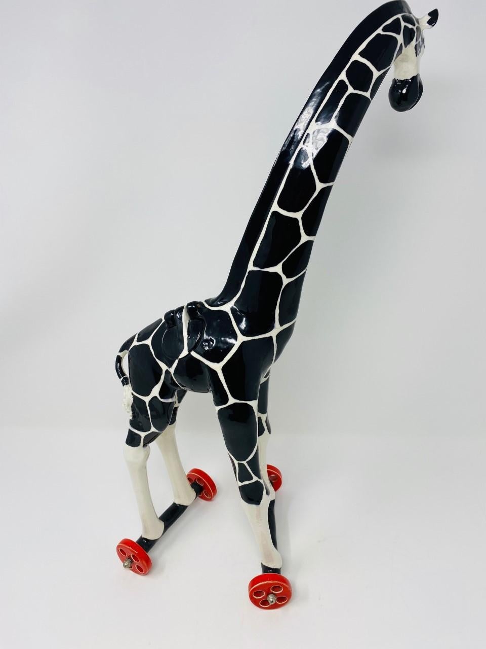 Giraffe on Wheels Sculpture by Andree Richmond  1
