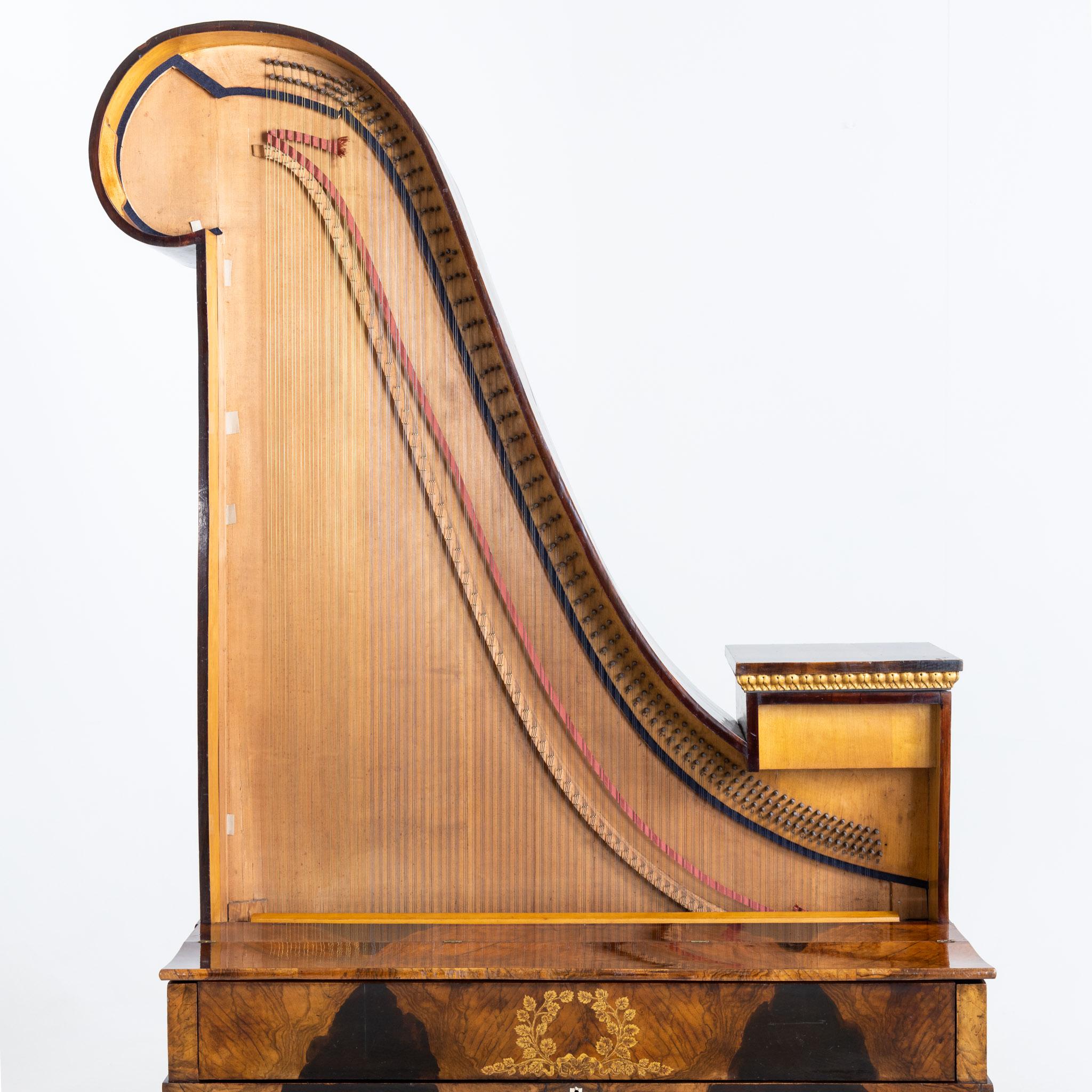 Giraffe Piano by Christoph Ehrlich zu Bamberg, around 1820 For Sale 5