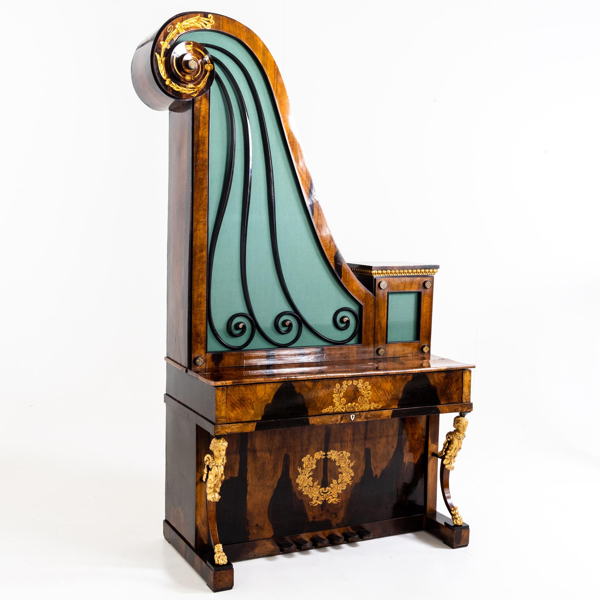 Giraffe Piano by Christoph Ehrlich zu Bamberg around 1820