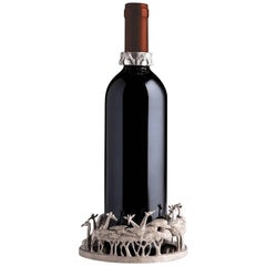 Giraffe Sterling Silver Wine Coaster