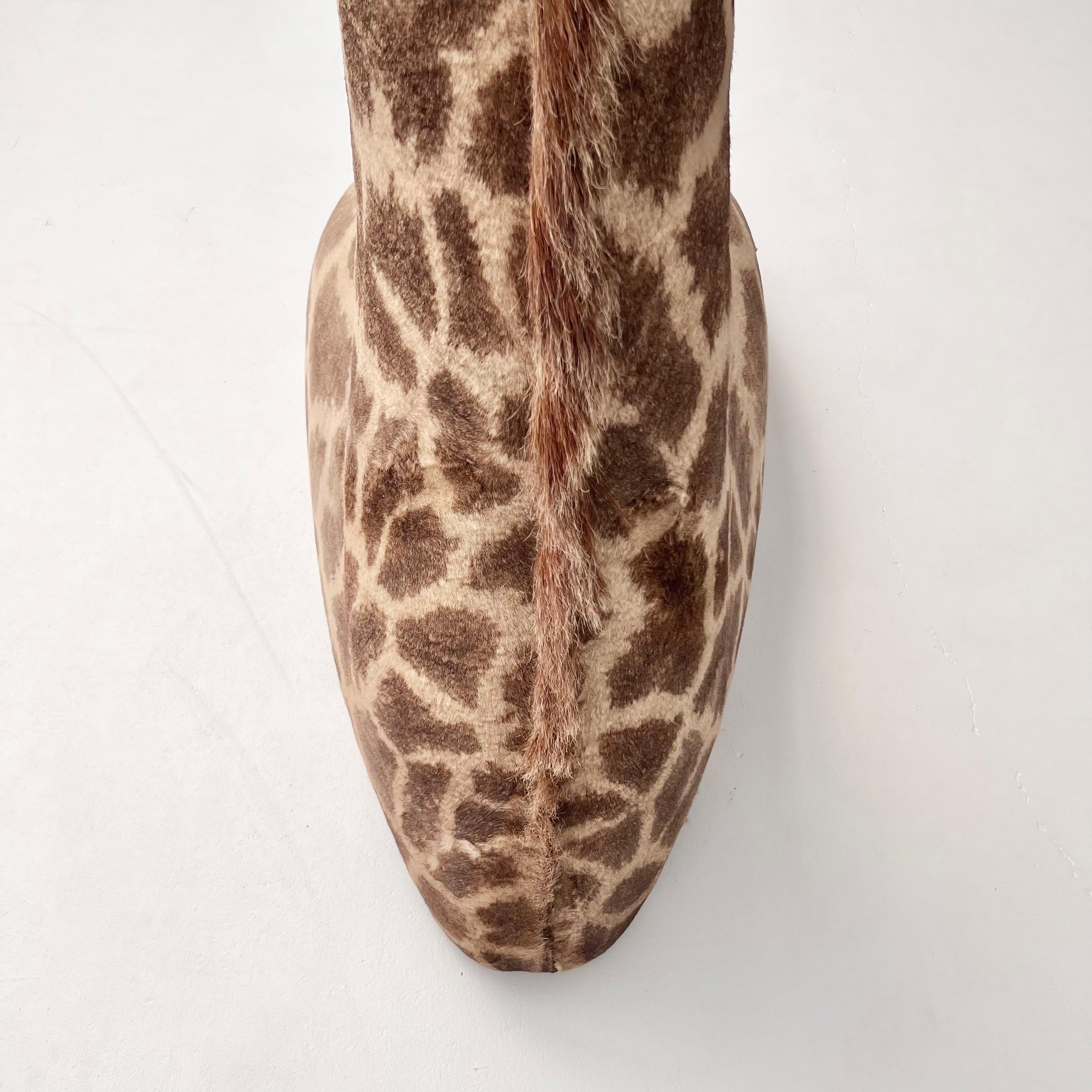 Giraffen- Taxidermie-Stehlampe, 1980er-Jahre im Angebot 7