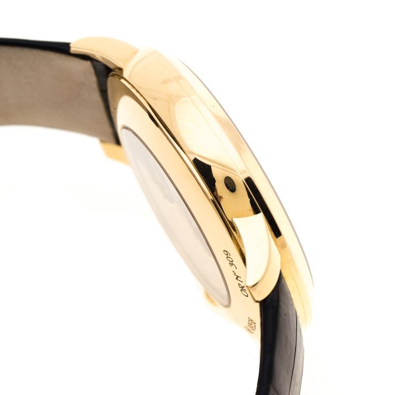 Girard Perragaux Grey 18K Rose Gold 1966 Equation Of Time 49588 Men's Wristwatch In Good Condition In Dubai, Al Qouz 2