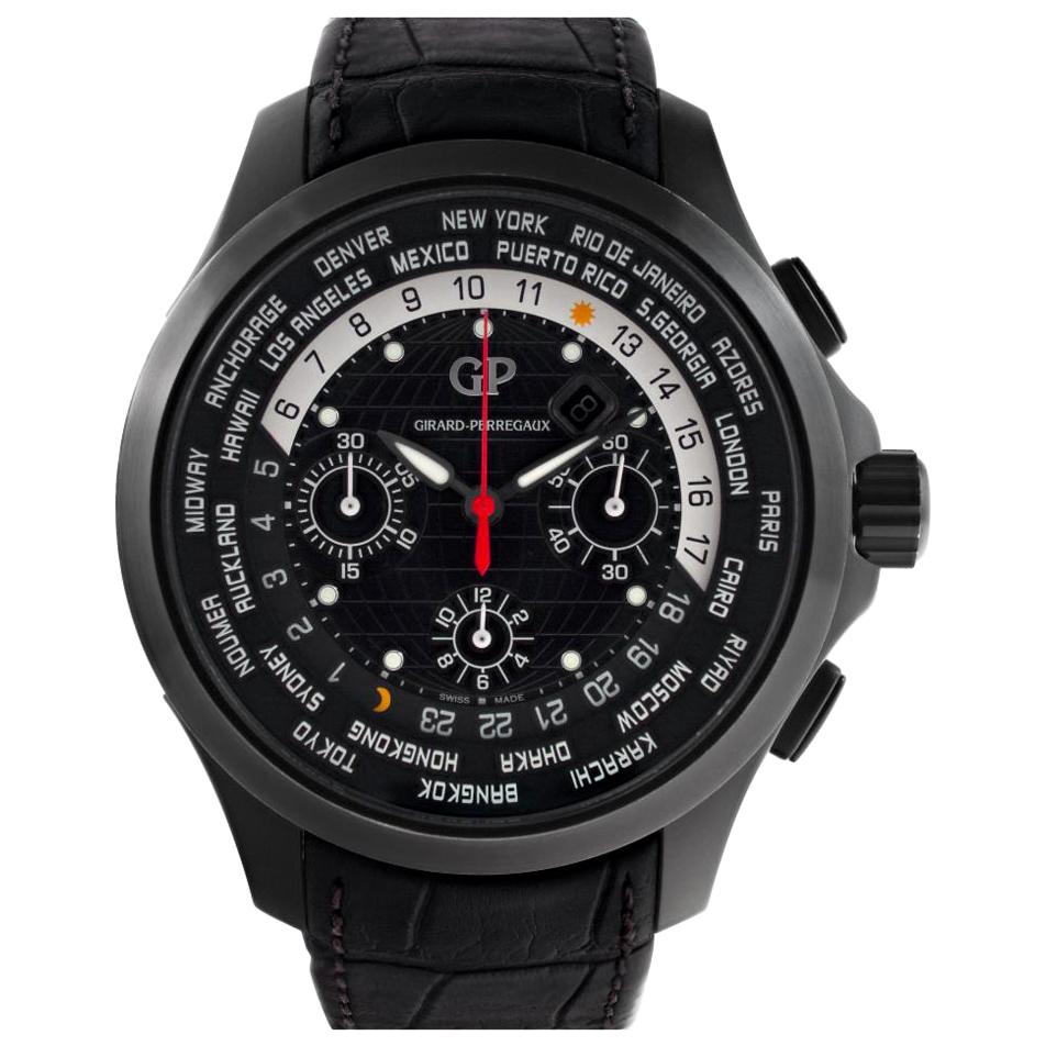 Girard Perragaux Traveller 49700-21-631 BB6C, Black Dial
