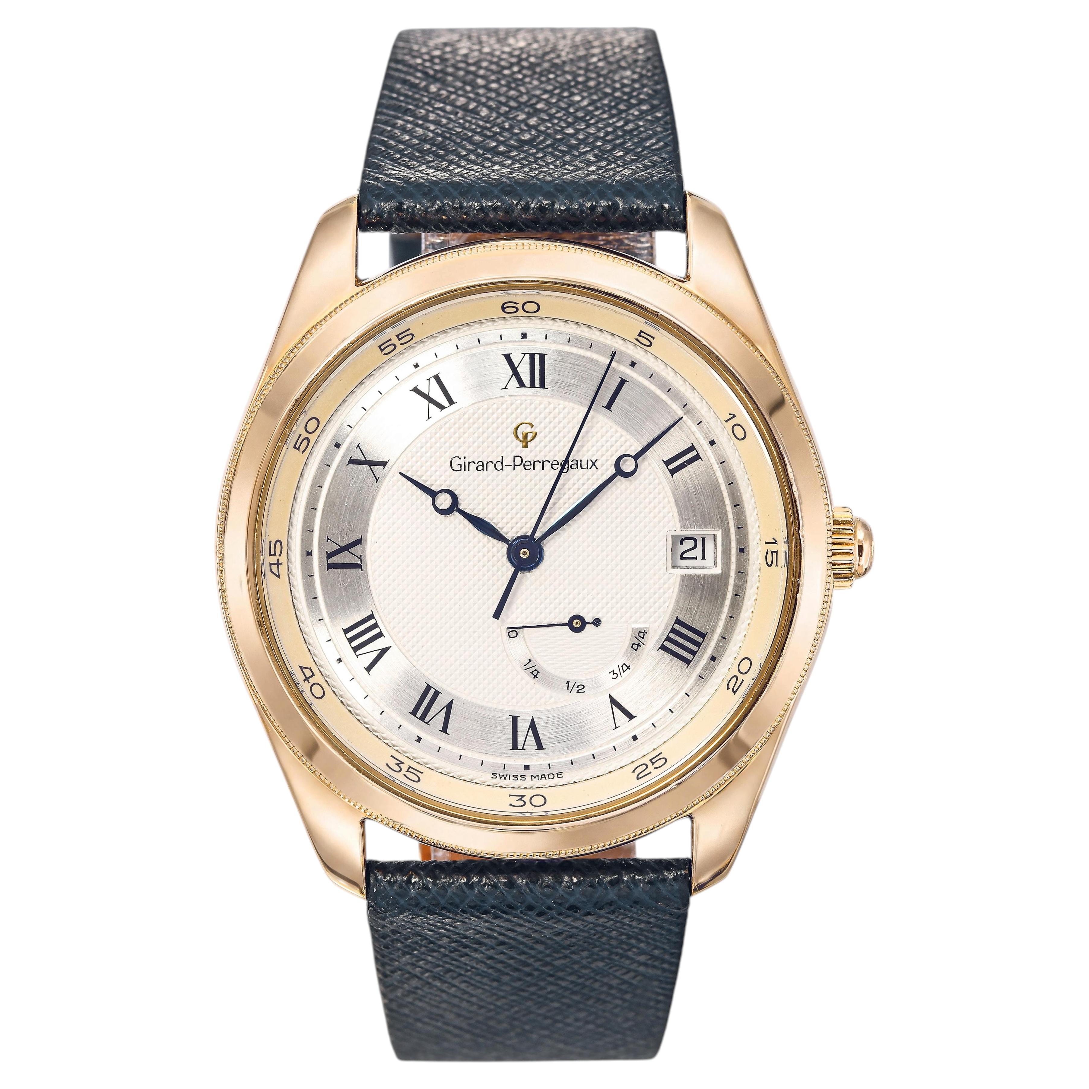 Orologio da uomo Girard-Perregaux Power Reserve in oro giallo 18 carati, rif. 4920