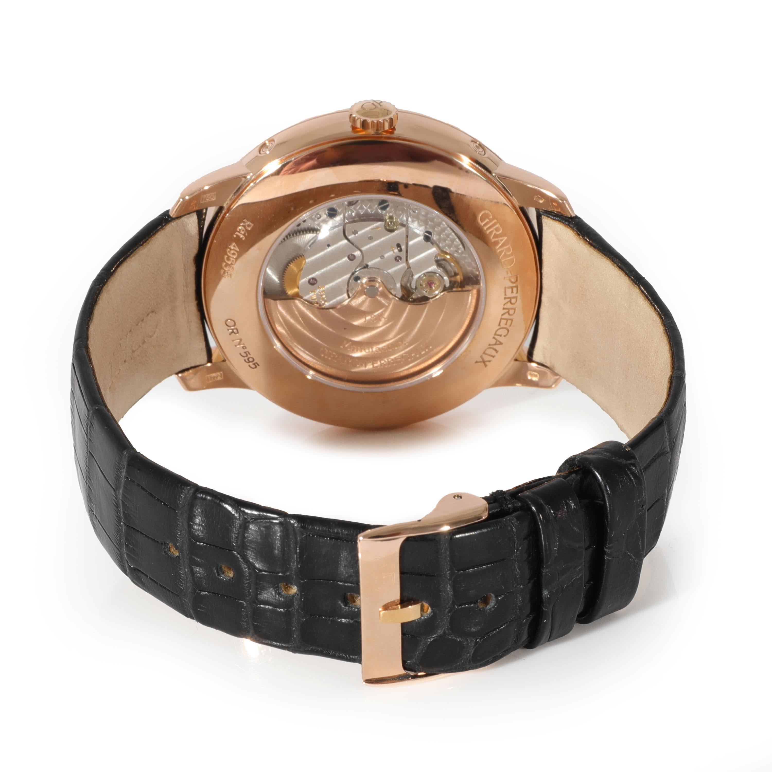 Girard Perregaux 1966 49535-52-151-BK6A Men's Watch in 18kt Rose Gold

SKU: 127419

PRIMARY DETAILS
Brand: Girard Perregaux
Model: 1966
Country of Origin: Switzerland
Movement Type: Mechanical: Automatic/Kinetic
Year of Manufacture: