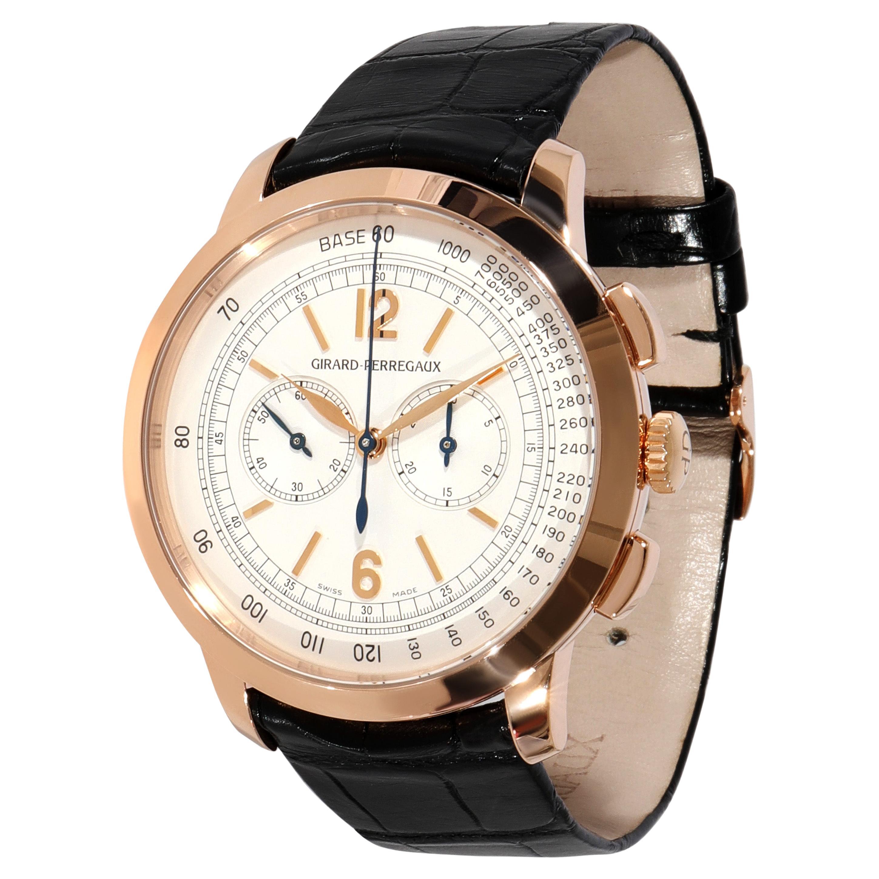 Girard Perregaux GP 7700 700 Unisex Watch in 18kt Yellow Gold For Sale