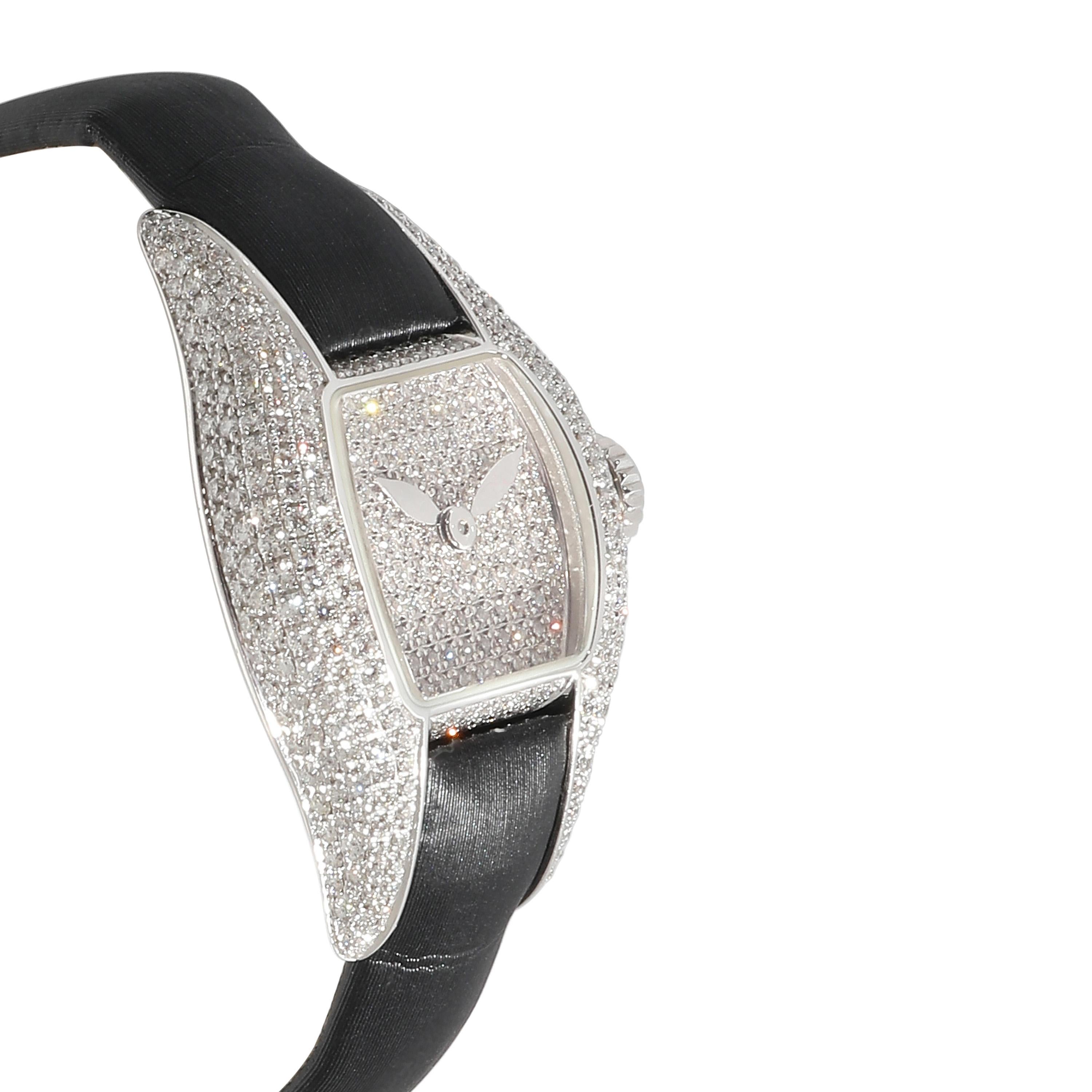 Girard Perregaux  26620 Women's Watch in 18k White Gold In Excellent Condition For Sale In New York, NY