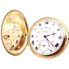 Girard Perregaux Large Hunter Case Yellow Gold Pocket Watch