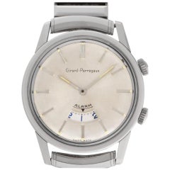 Retro Girard Perregaux Alarm 1475 Stainless Steel Manual Watch