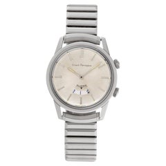 Retro Girard Perregaux Alarm 1475 Wristwatch Stainless Steel on Bracelet, Case