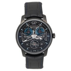 Girard Perregaux Black Skeleton 8400-21-632-BH6A Montre-bracelet pour hommes 45 mm