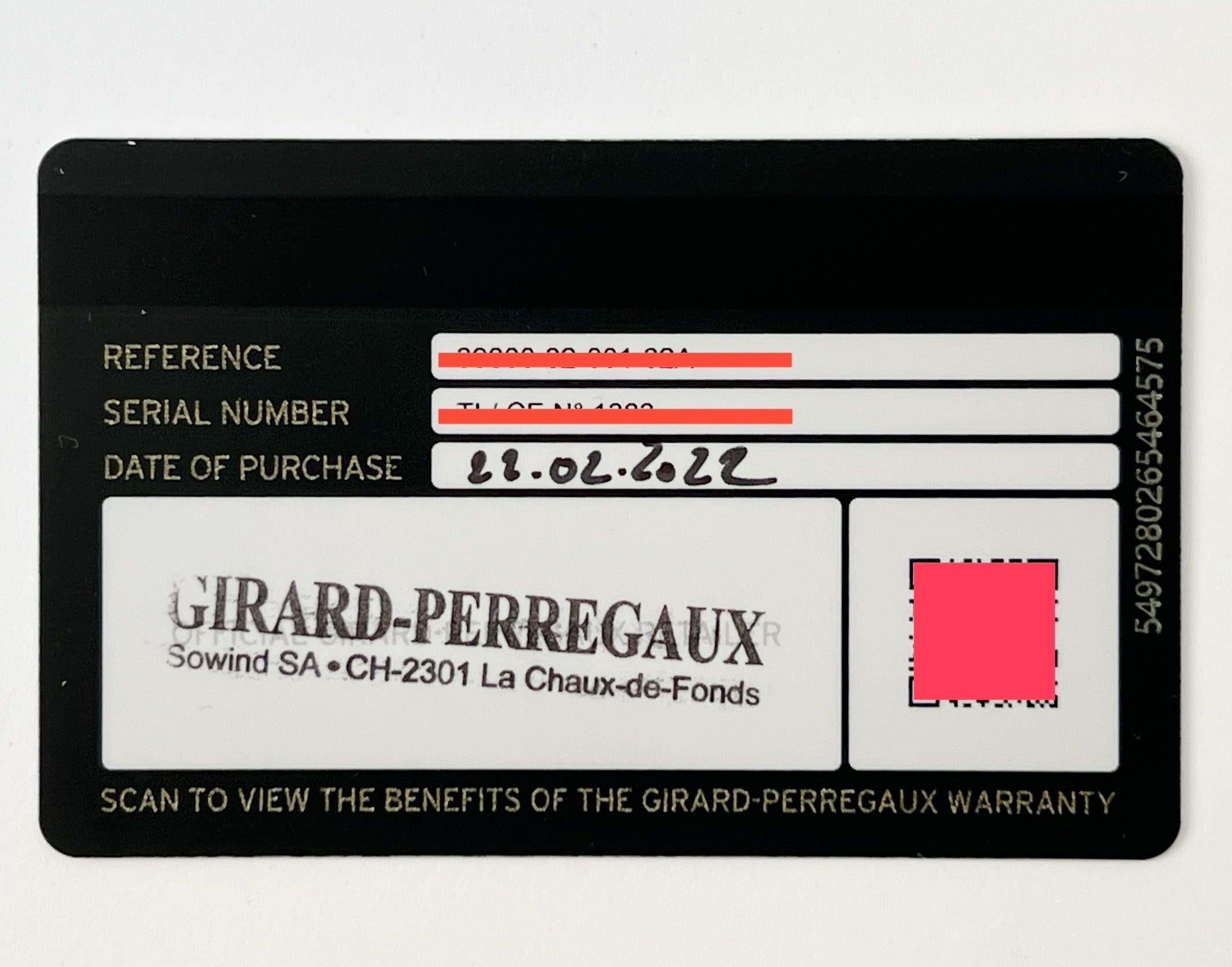 Girard Perregaux Cap 2.O Watch 9931 For Sale 3