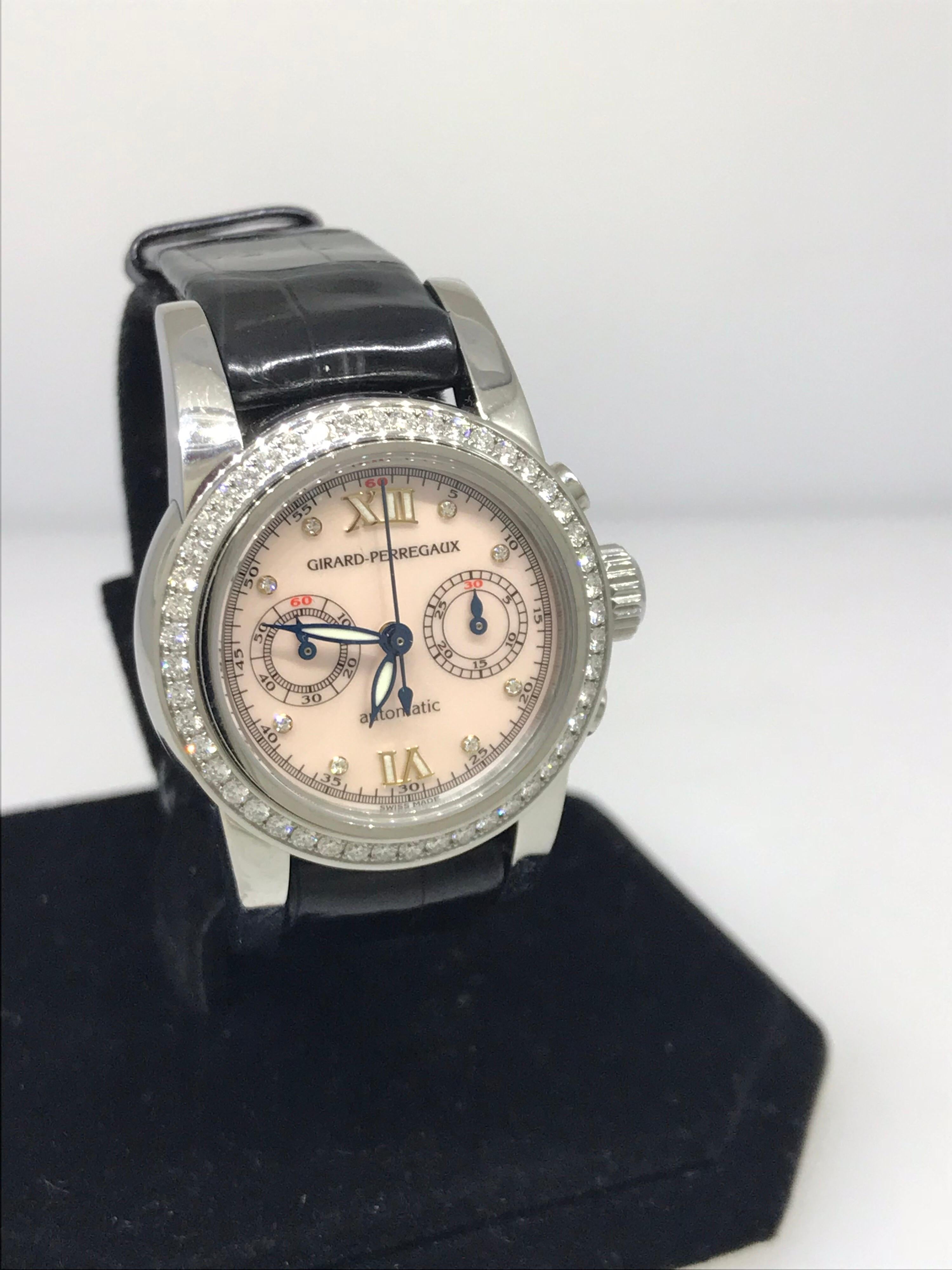girard perregaux leather strap