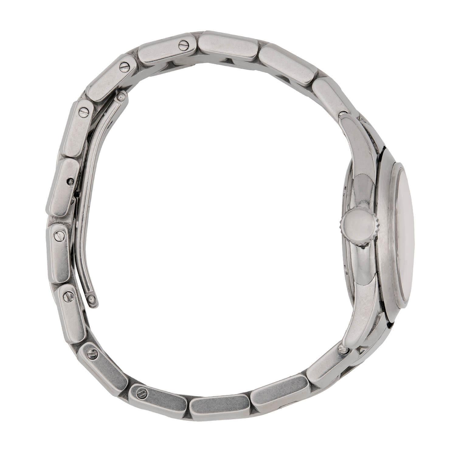 Modern GIRARD-PERREGAUX Estate Stainless Steel Diamond Women's Wristwatch For Sale