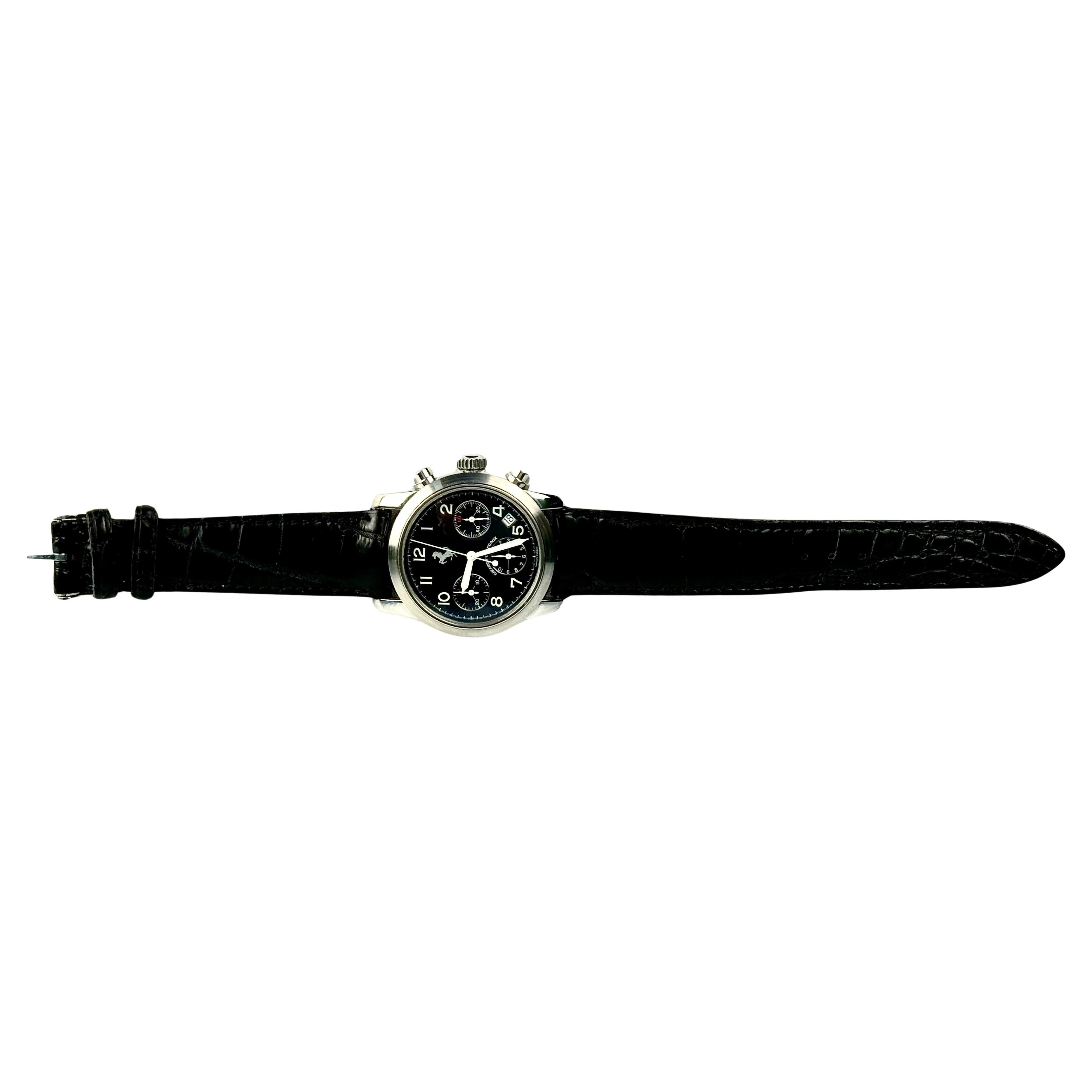 Girard Perregaux Ferrari Chronograph Black Men's Watch For Sale 5