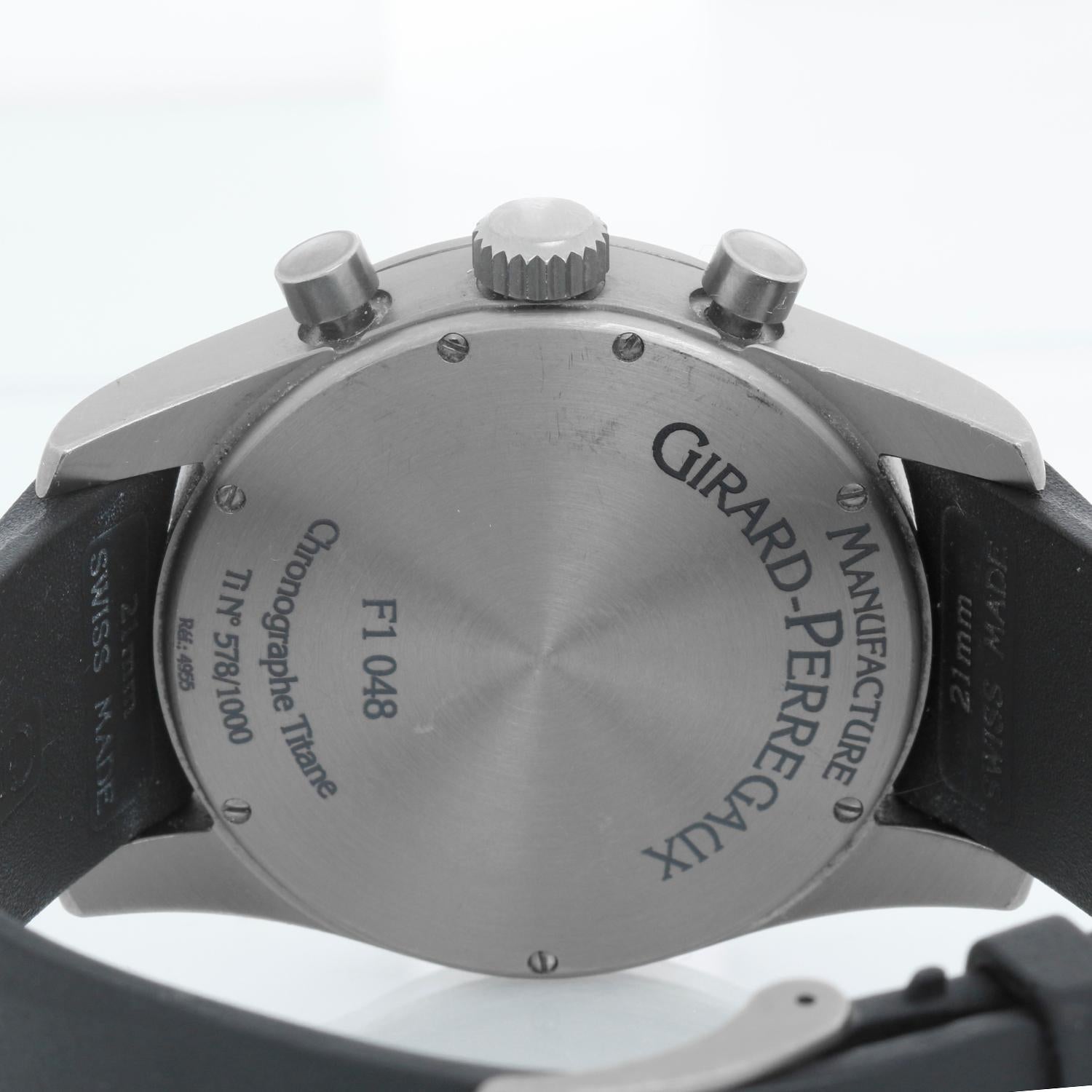 Girard Perregaux Ferrari F1 048 Men's Titanium Watch 4955 For Sale 2