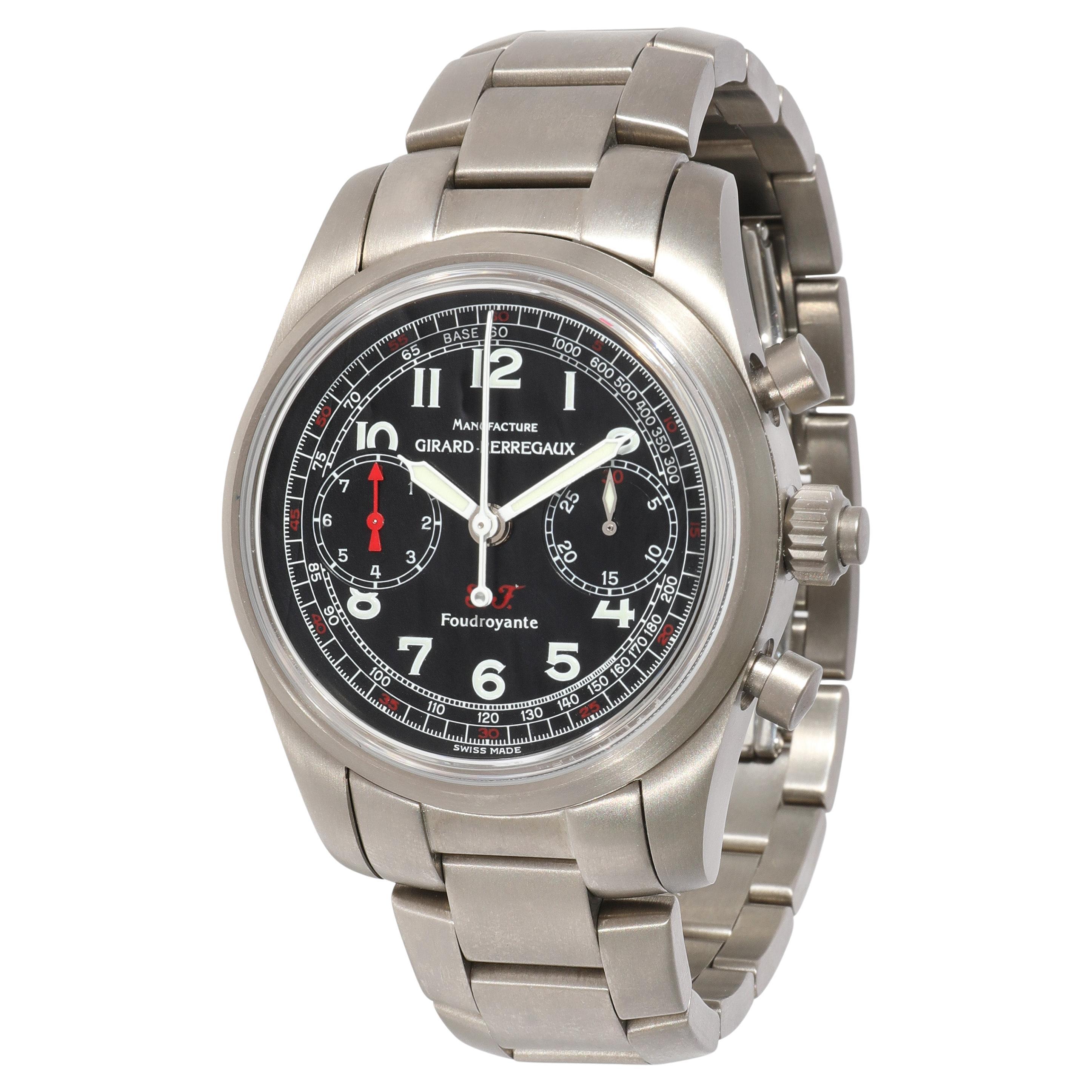 Girard Perregaux Ferrari Foudroyante 9020 Orologio unisex in titanio