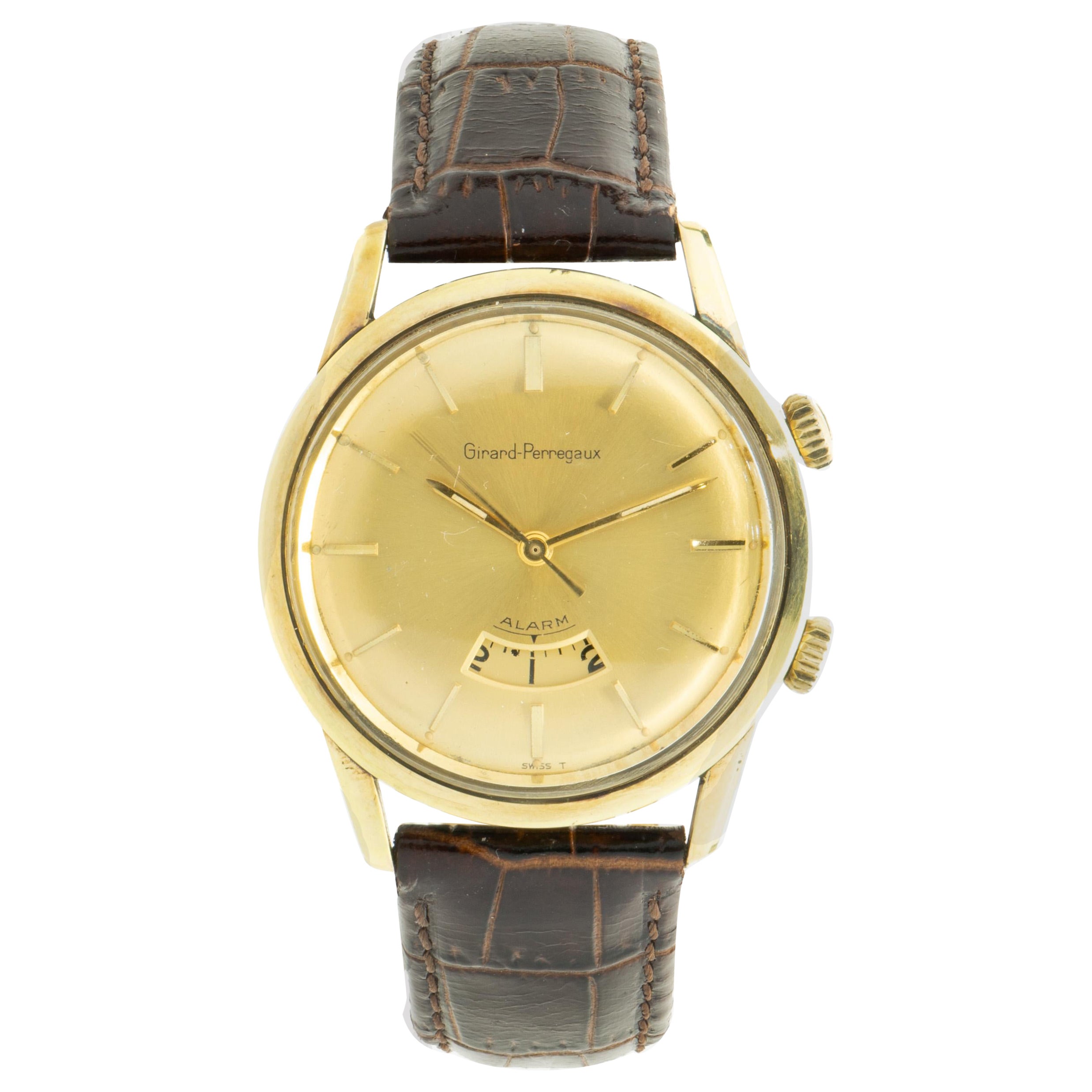 Girard Perregaux Goldgefüllter Vintage-Alarm