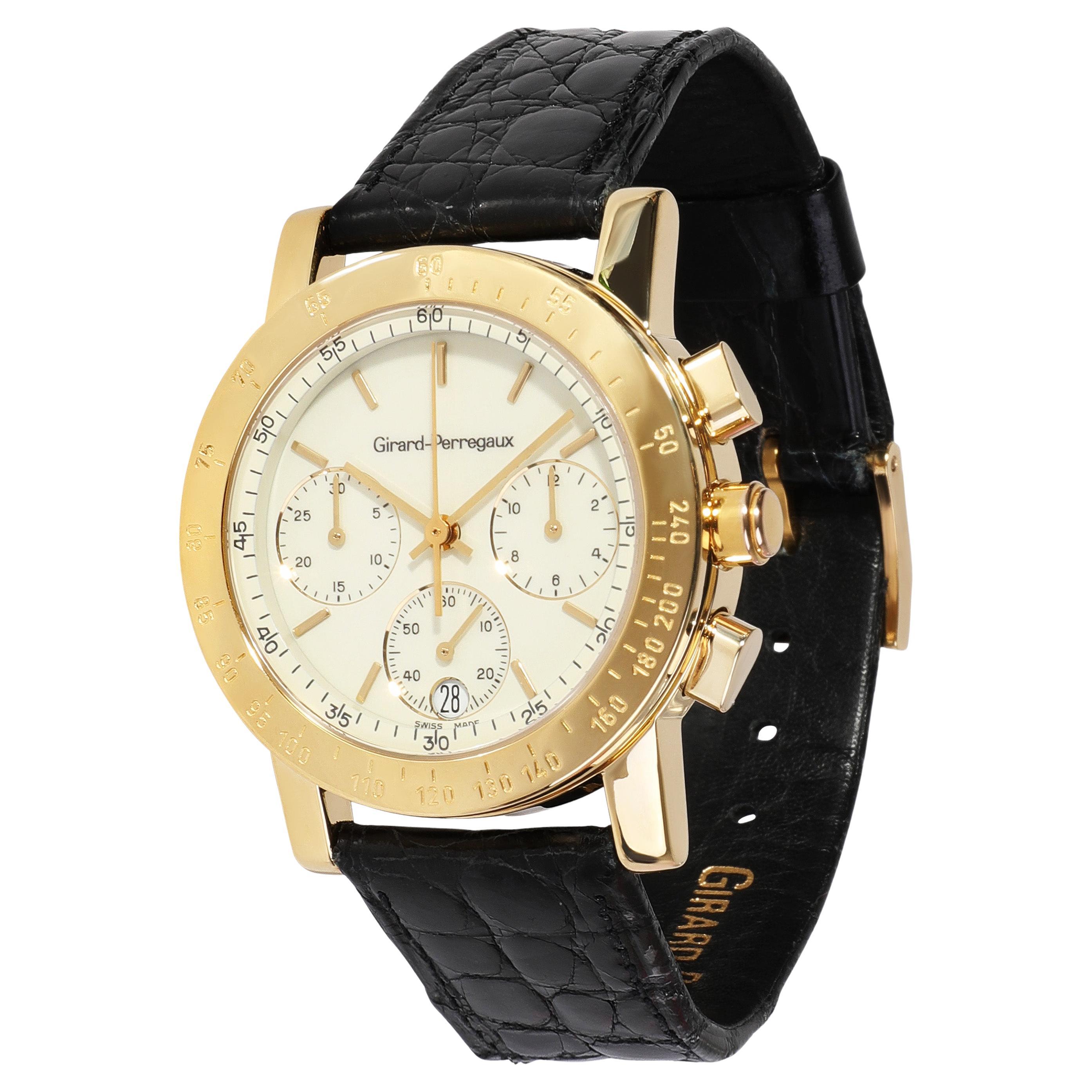 Girard Perregaux GP 7700 700 Unisex Watch in 18kt Yellow Gold