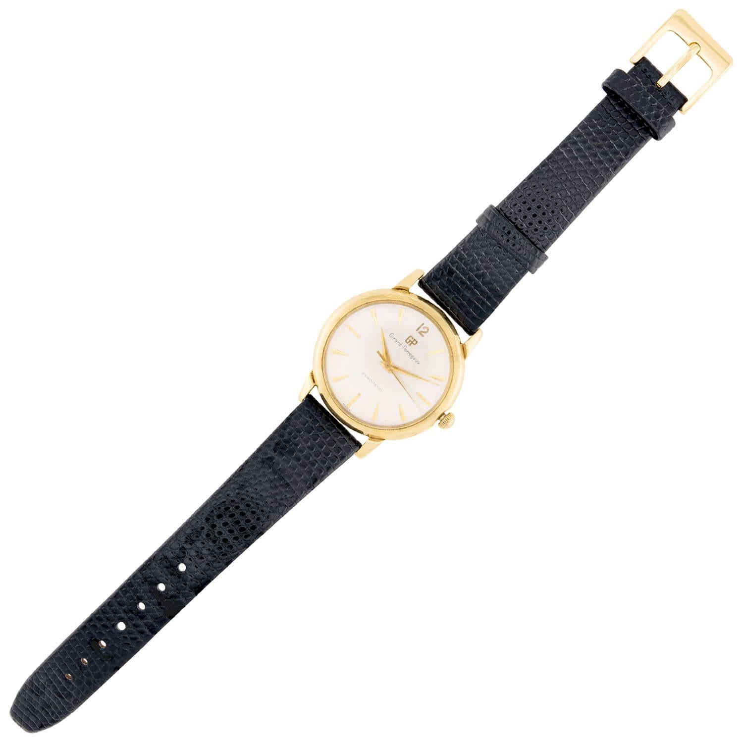Girard Perregaux Orologio da polso da uomo Late Retro 14k in vendita 1