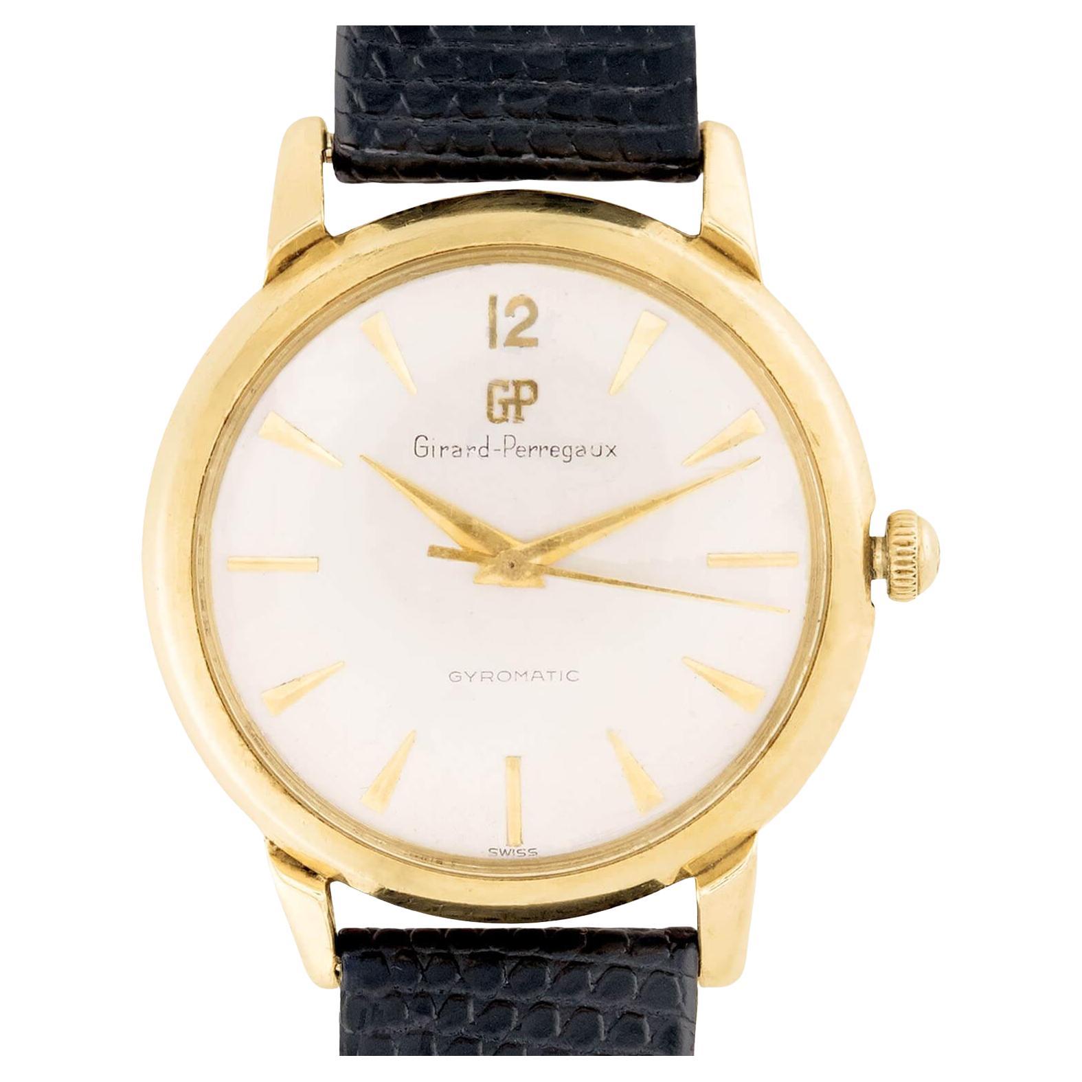 GIRARD-PERREGAUX Late Retro 14k Herrenarmbanduhr