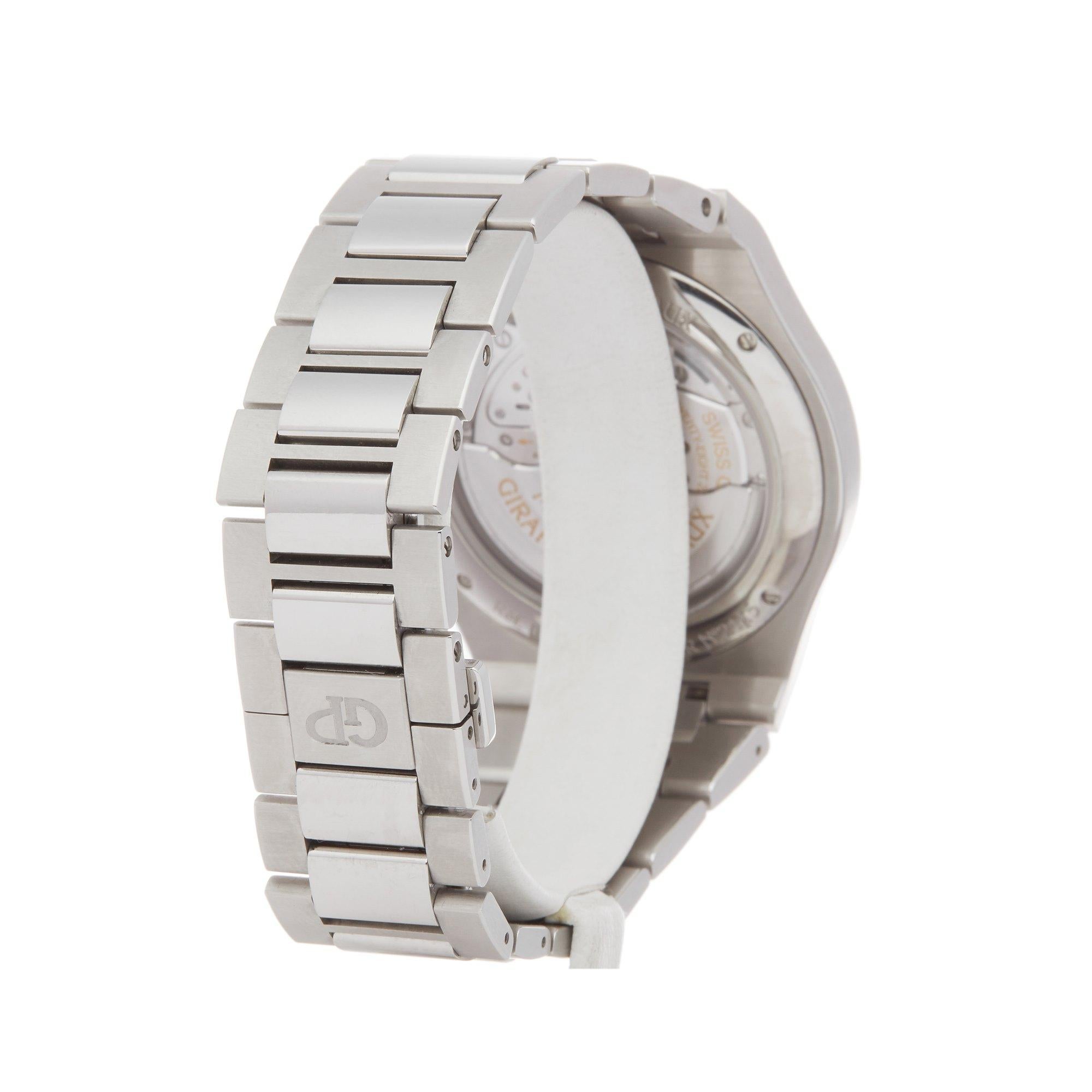Girard Perregaux Laureato 81010-11-634-11A Men's Stainless Steel Watch 1