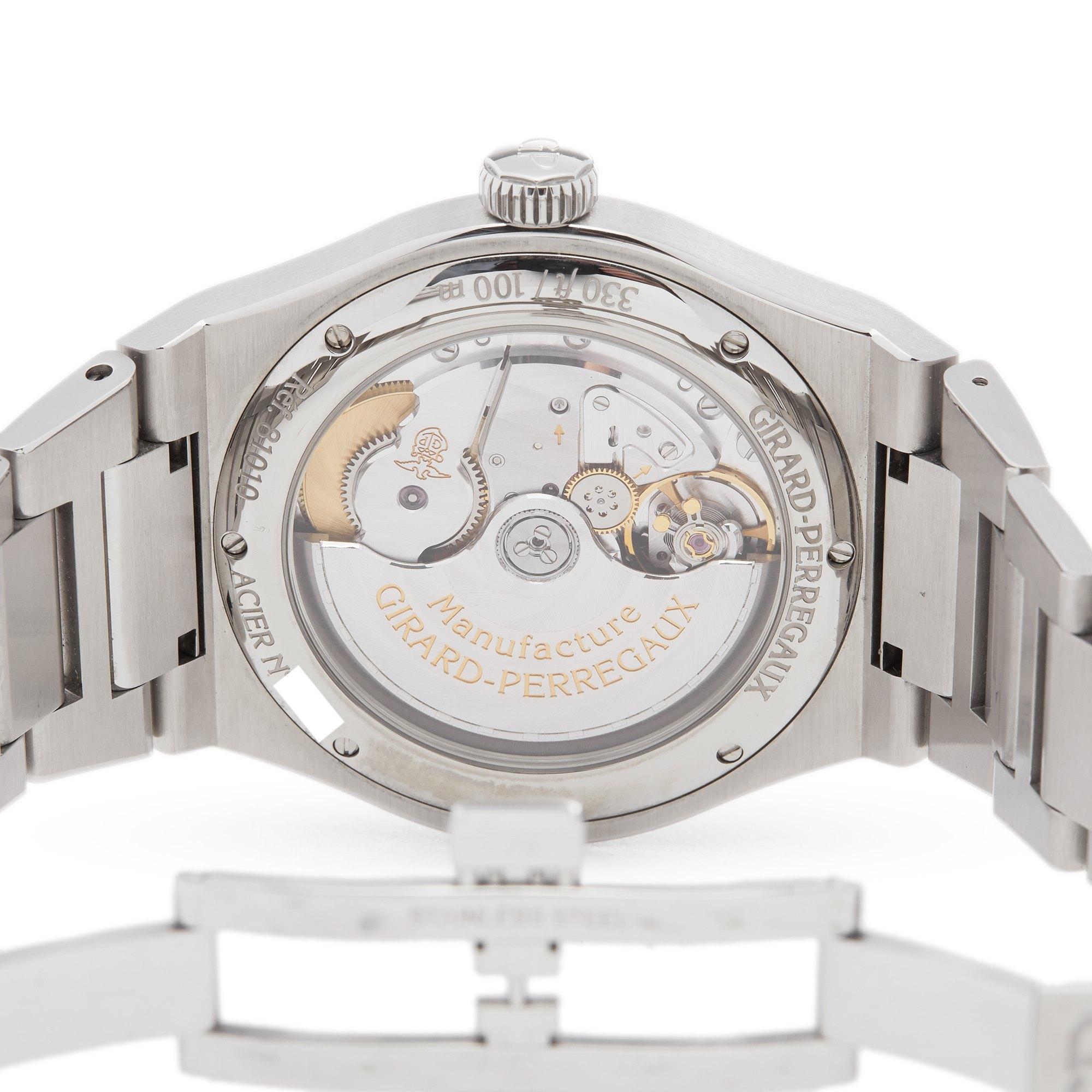 Girard Perregaux Laureato 81010-11-634-11A Men's Stainless Steel Watch 2