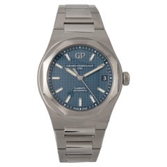Girard Perregaux Laureato Automatikuhr Blaues Stahlarmband 42mm 81010 FS mit Zifferblatt